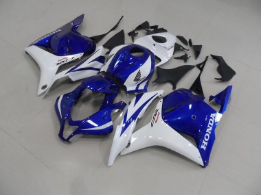 2009-2012 Blue White Honda CBR600RR Motorcycle Fairing UK