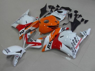 2009-2012 White Repsol Honda CBR600RR Motorcycle Fairings UK