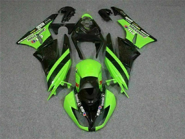 2009-2012 Black Green 3M Touch4 Kawasaki ZX6R Motorbike Fairing UK