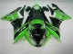 2009-2012 Green Black Kawasaki ZX6R Motor Bike Fairings UK