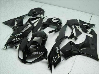 2009-2012 Black White Ninja 636 Kawasaki ZX6R Moto Fairings UK