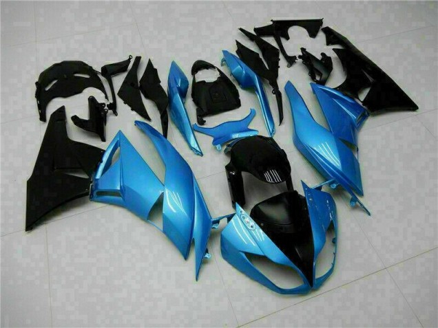 2009-2012 Blue Black Kawasaki ZX6R Motorcyle Fairings UK