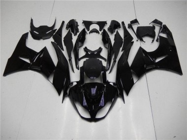 2009-2012 Glossy Black Kawasaki ZX6R Motorbike Fairing UK