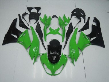 2009-2012 Green Black Kawasaki ZX6R Replacement Motorcycle Fairings UK