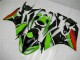 2009-2012 Black Green Red Kawasaki ZX6R Bike Fairing Kit UK