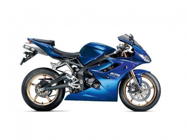 2009-2012 Blue Triumph Daytona 675 Triple Replacement Motorcycle Fairings UK