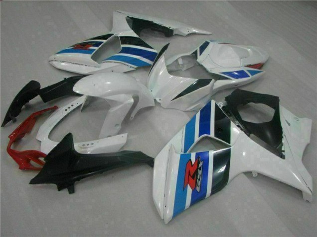 2009-2016 White Suzuki GSXR1000 Motorcycle Fairings UK