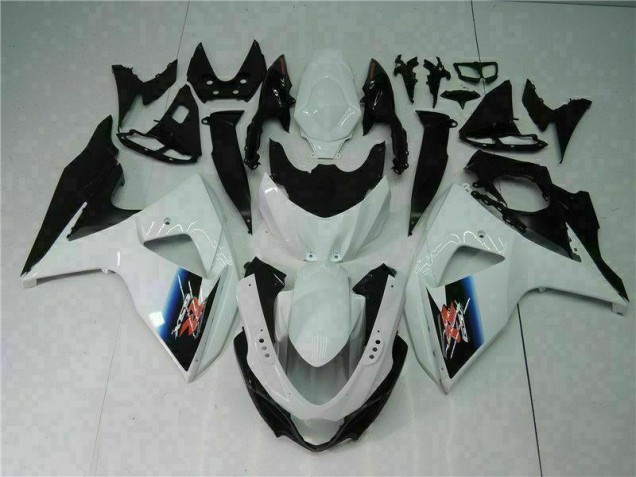 2009-2016 White Black Suzuki GSXR1000 Motor Bike Fairings UK