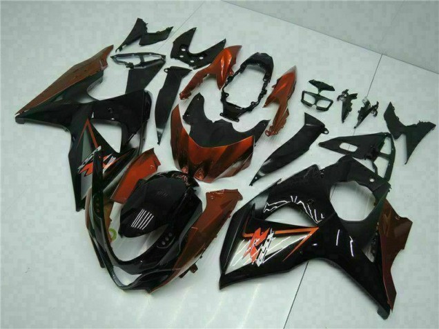 2009-2016 Brown Black Suzuki GSXR1000 Bike Fairing Kit UK