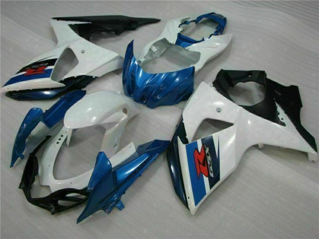 2009-2016 Blue White Suzuki GSXR1000 Motorcycle Fairings Kits UK