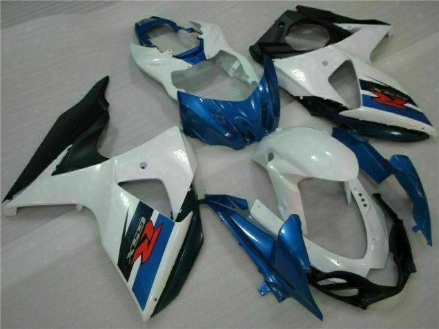 2009-2016 Blue White Suzuki GSXR1000 Motorcycle Fairings Kits UK