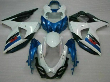 2009-2016 Blue White Suzuki GSXR1000 Motorcycle Fairings Kits UK