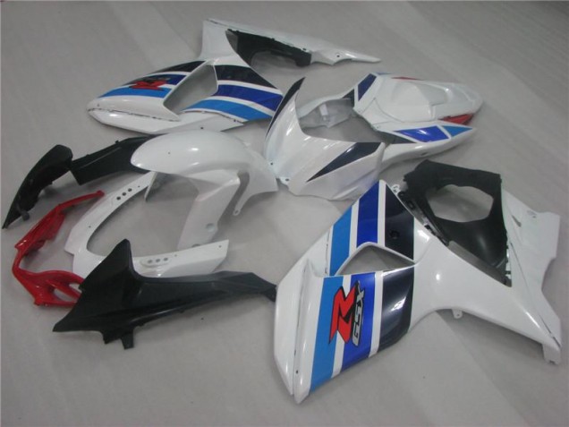 2009-2016 White Blue Suzuki GSXR1000 Replacement Fairings UK