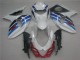 2009-2016 White Blue Suzuki GSXR1000 Replacement Fairings UK