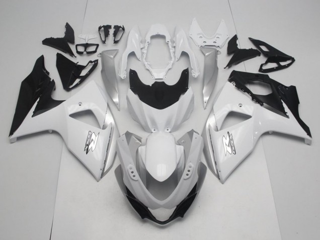 2009-2016 White OEM Style Suzuki GSXR 1000 K9 Bike Fairings UK