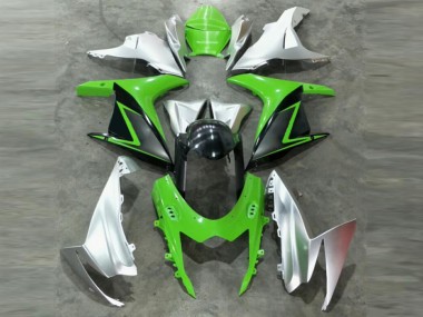 2011-2021 Green Silver Suzuki GSXR 600/750 Motor Fairings UK