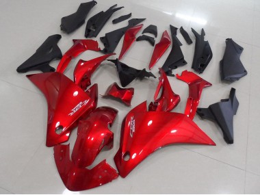 2011-2013 Red Matte Black Honda CBR250RR Motorcyle Fairings UK