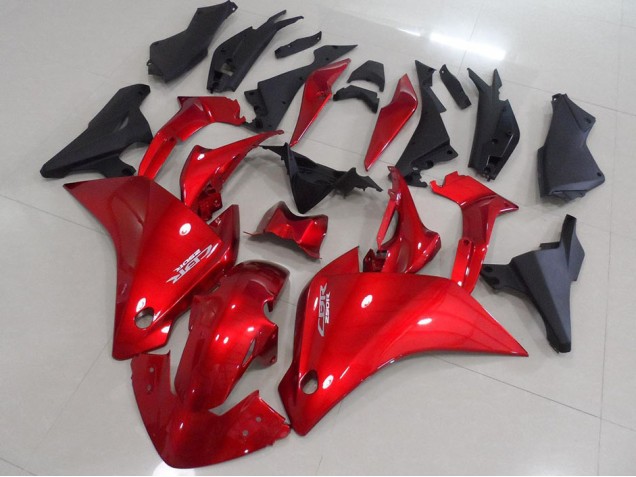 2011-2013 Red Matte Black Honda CBR250RR Motorcyle Fairings UK