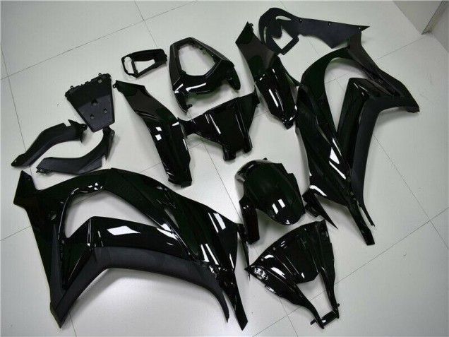 2011-2015 Glossy Black Kawasaki ZX10R Moto Fairings UK