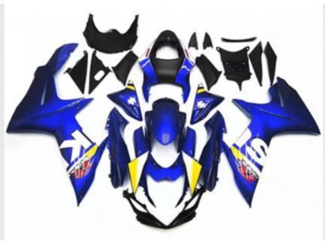 2011-2021 Blue White Suzuki GSXR 600/750 Moto Fairings UK