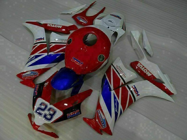 2012-2016 Red White Blue 23 Honda CBR1000RR Bike Fairing Kit UK