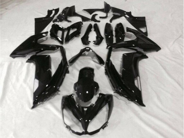 2012-2016 Glossy Black Kawasaki EX650 Motor Bike Fairings UK