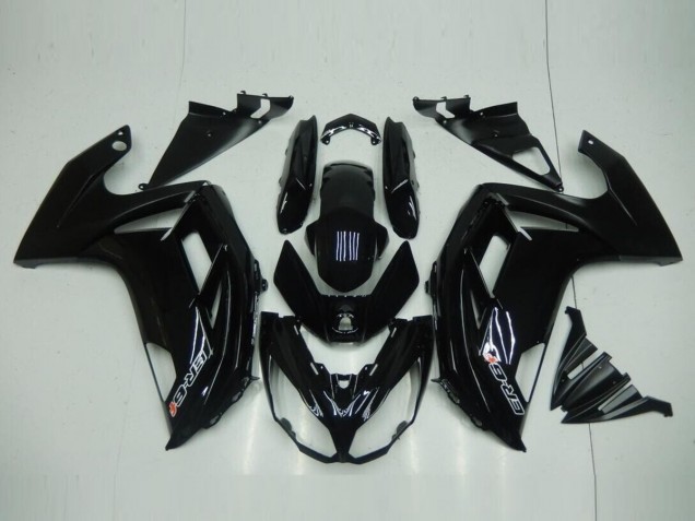 2012-2016 Glossy Black Kawasaki EX650 Motorcycle Fairings Kit UK