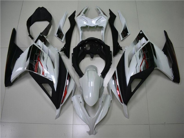 2013-2016 White Black Kawasaki EX300 Motorbike Fairing UK