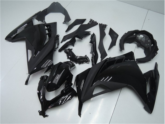 2013-2016 Glossy Matte Black Kawasaki EX300 Bike Fairings UK