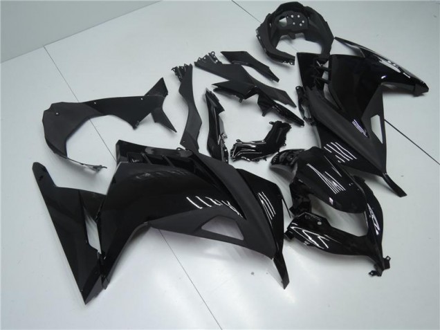 2013-2016 Glossy Matte Black Kawasaki EX300 Bike Fairings UK