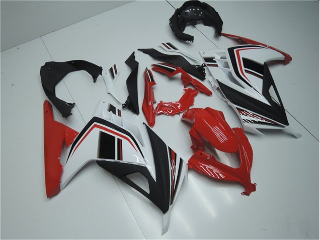 2013-2016 Red White Black Kawasaki EX300 Motorbike Fairing UK