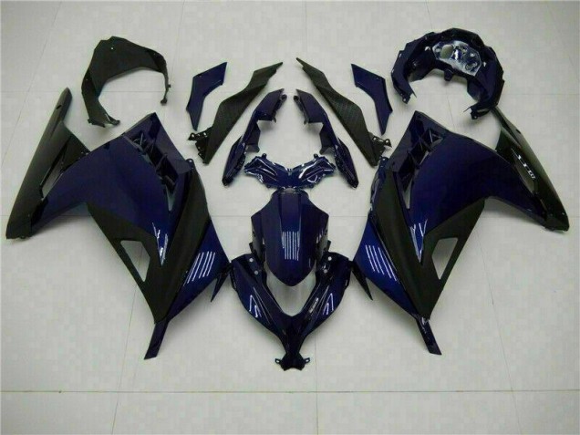 2013-2016 Blue Black Kawasaki EX300 Motorcycle Fairings Kits UK