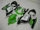 2013-2016 Green Black Silver Kawasaki EX300 Moto Fairings UK