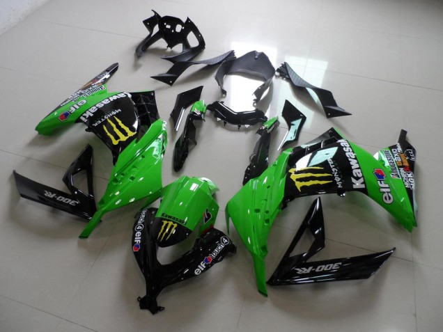 2013-2016 Green Monster Kawasaki ZX300R Motorcycle Fairing Kits UK