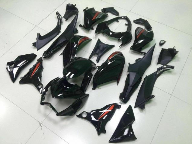 2013-2016 Black Kawasaki Z800 Motorcycle Fairings Kits UK