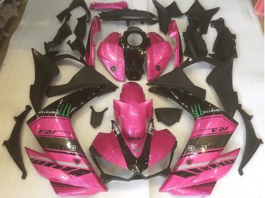 2015-2022 Pink and Black Yamaha YZF R3 Replacement Fairings UK