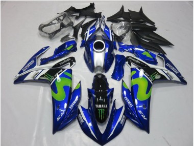 2015-2022 Movistar Yamaha YZF R3 Motorcycle Replacement Fairings UK