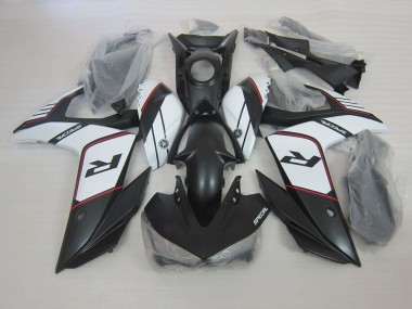 2015-2022 Black White Yamaha YZF R3 Motor Fairings UK