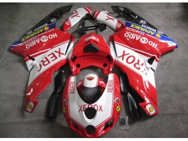 2005-2006 Red White Xerox Ducati 749 Motorcycle Fairings Kits UK