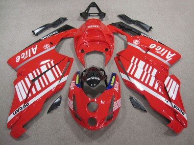 2005-2006 Red White Alice Sandisk Ducati 749 Moto Fairings UK