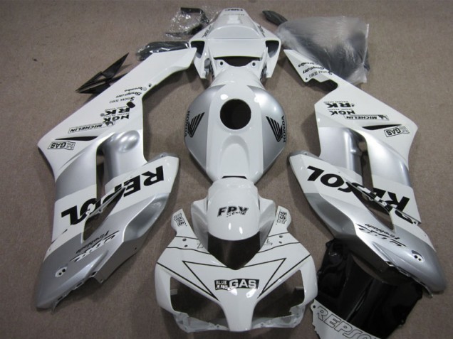 2004-2005 Silver Repsol Honda CBR1000RR Replacement Fairings UK