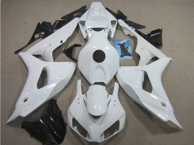 2006-2007 White Honda CBR1000RR Motorcycle Fairings Kits UK