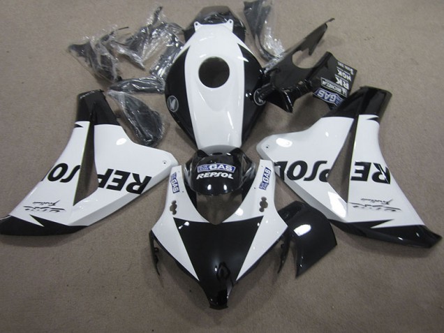 2008-2011 White Black Repsol Honda CBR1000RR Motorcyle Fairings UK