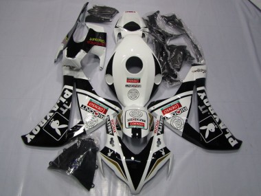 2008-2011 Black White Denso Playboy Honda CBR1000RR Motorcycle Fairing Kits UK