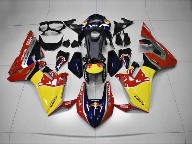 2017-2020 Blue Yellow Red Red Bull Honda CBR1000RR Motorcycle Fairing Kit UK