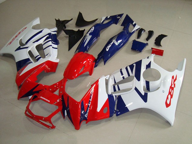 1995-1998 White Red Blue Honda CBR600 F3 Motorcycle Replacement Fairings UK