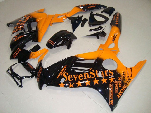 1995-1998 Black Orange SevenStars Honda CBR600 F3 Motor Fairings UK