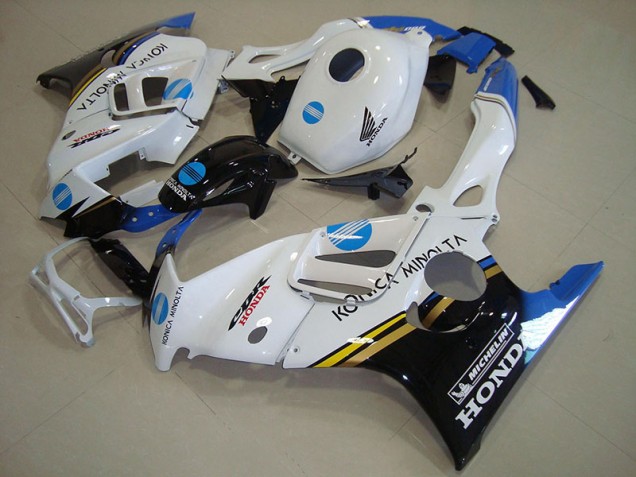 1995-1998 White Blue Konica Minolta Honda CBR600 F3 Motorcycle Fairings Kit UK