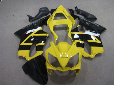 2001-2003 Yellow Black Honda CBR600 F4i Motorcylce Fairings UK