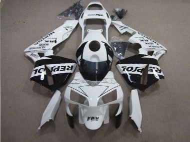 2003-2004 White Black Repsol Honda CBR600RR Motorbike Fairing UK